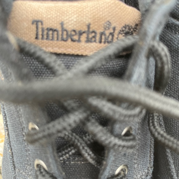 Timberland Men's Black Canvas Sneakers - Picture 6 of 6